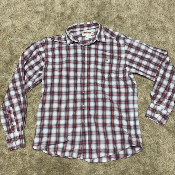 Men’s Large Wrangler Button up shirt - Picture 1 of 5